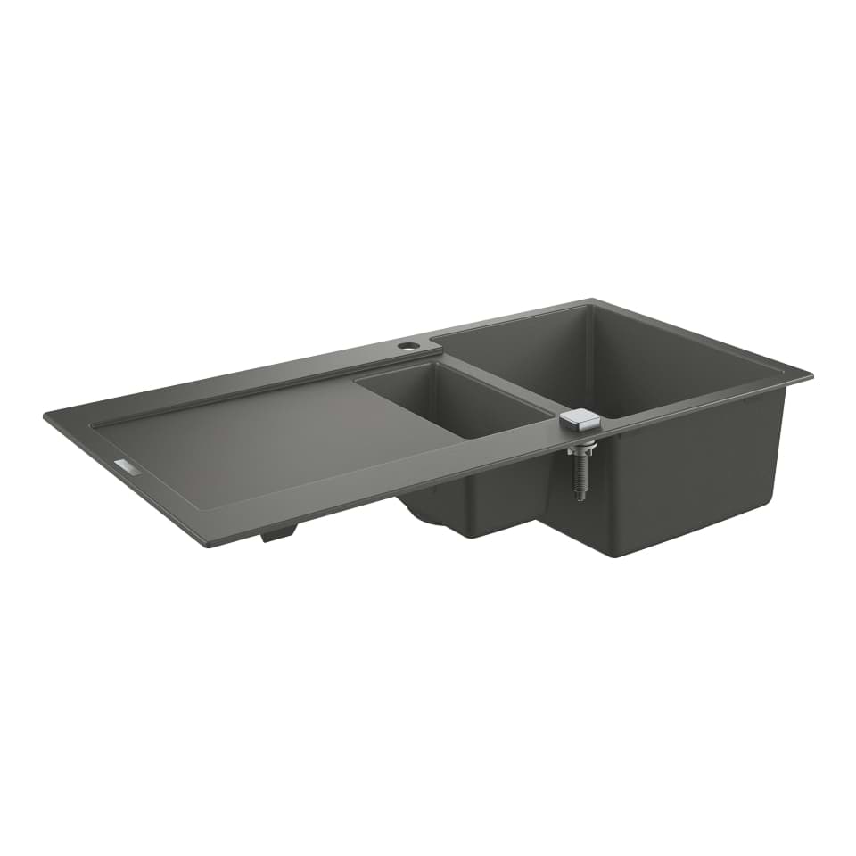 Bild von GROHE K500 Kompositspüle mit Abtropffläche #31646AT0 - granit grau