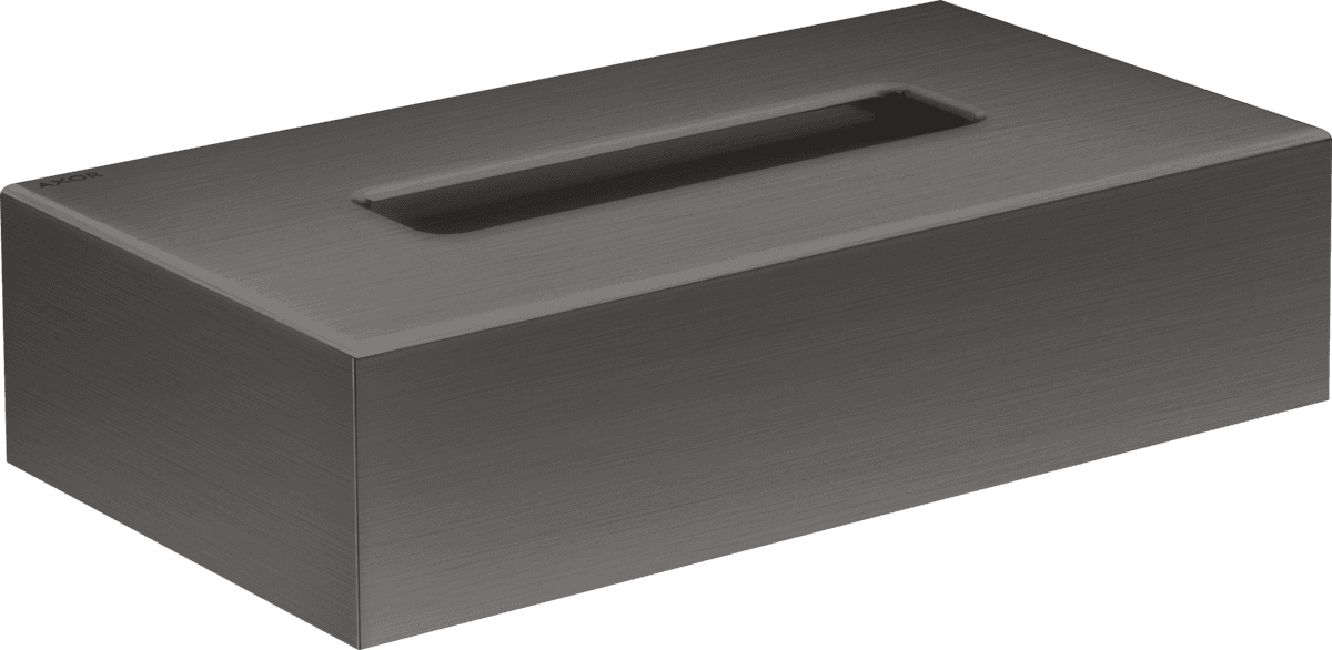 Bild von HANSGROHE AXOR Universal Circular Kosmetiktuchbox #42873340 - Brushed Black Chrome