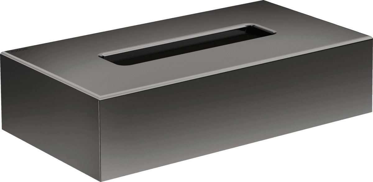Bild von HANSGROHE AXOR Universal Circular Kosmetiktuchbox #42873330 - Polished Black Chrome