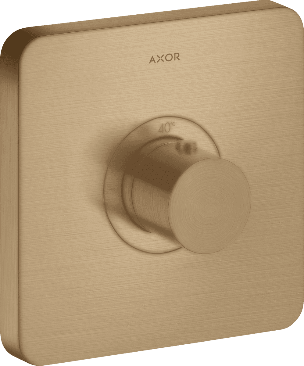 Bild von HANSGROHE AXOR ShowerSelect Thermostat HighFlow Unterputz softsquare #36711140 - Brushed Bronze