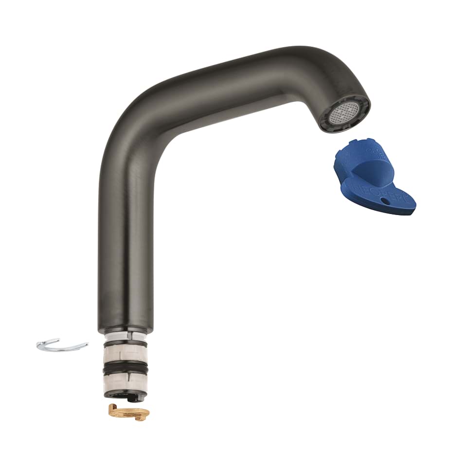 Bild von GROHE Rohrauslauf #13374AL0 - hard graphite gebürstet