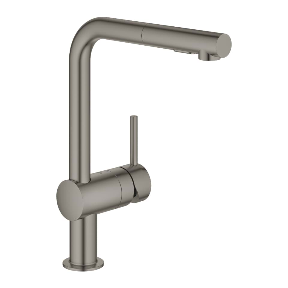 Bild von GROHE Minta Einhand-Spültischbatterie, 1/2″ #30274AL0 - hard graphite gebürstet