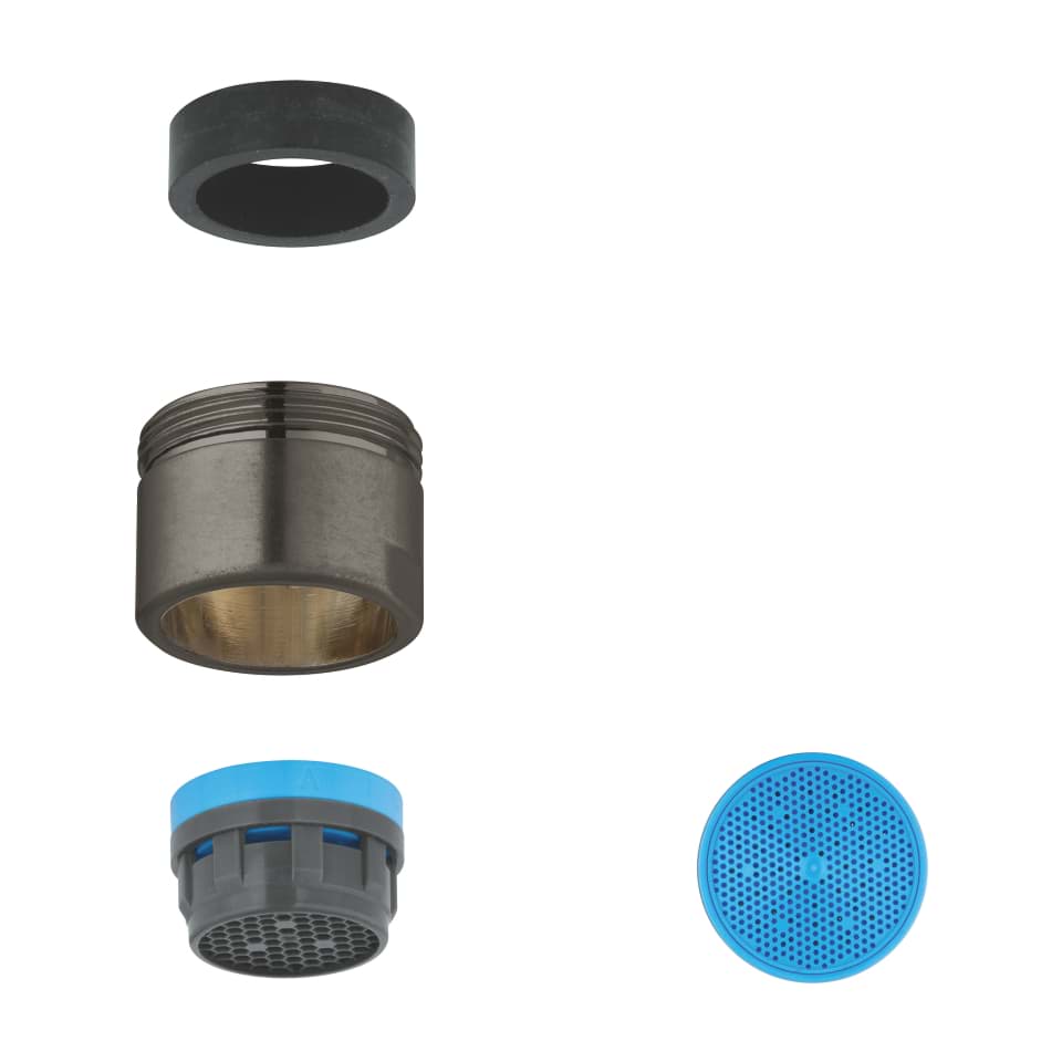 Bild von GROHE Mousseur #64186AL0 - hard graphite gebürstet