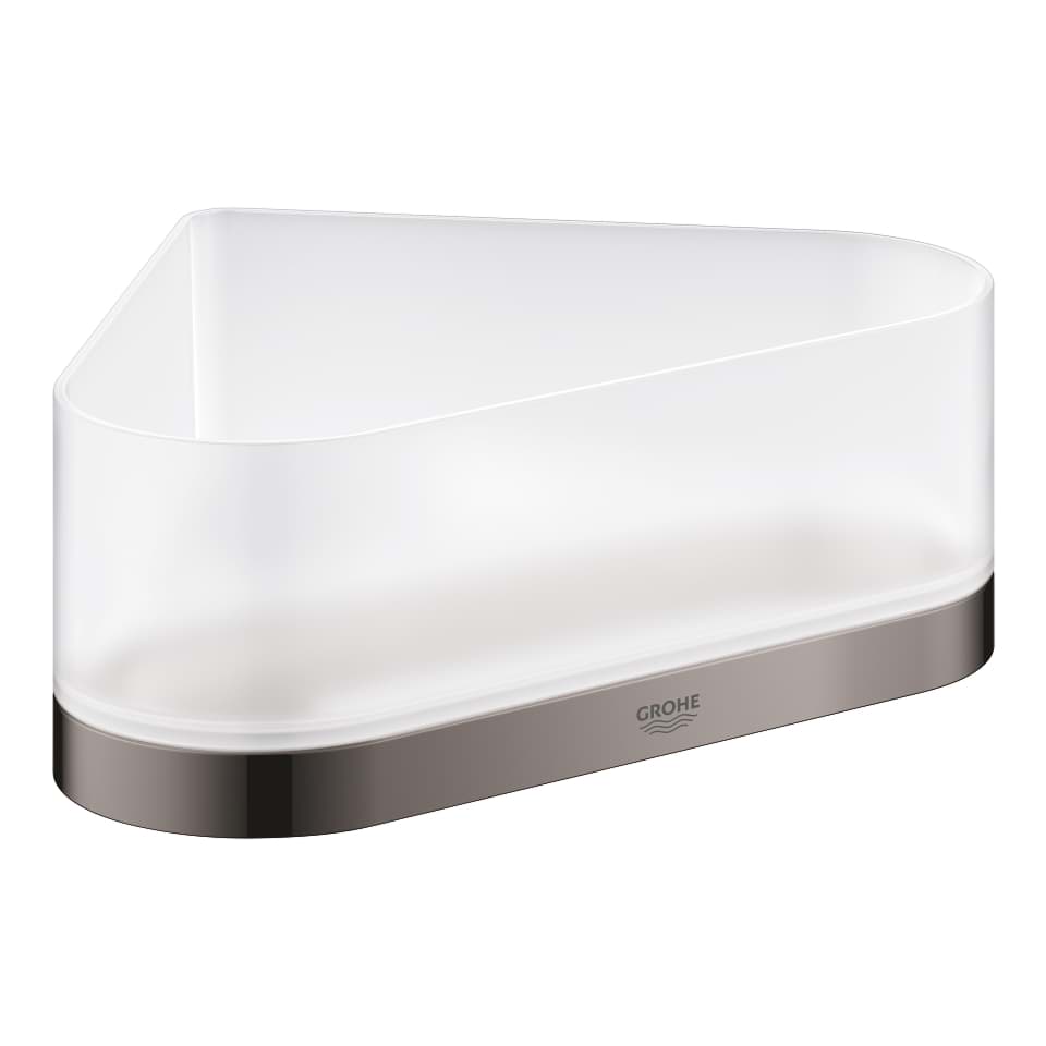 Obrázek GROHE Selection Rohová sprchová vanička s držákem Hard Graphite #41038A00