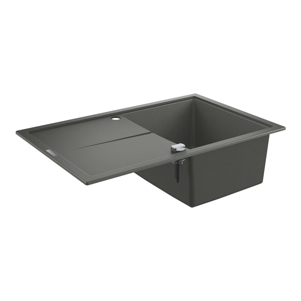 Bild von GROHE K400 Kompositspüle mit Abtropffläche #31639AT0 - granit grau