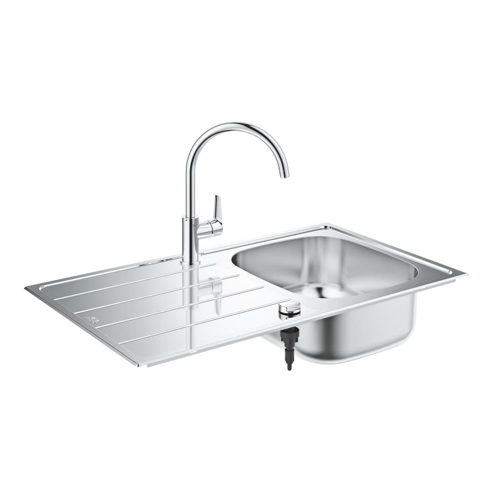 Bild von GROHE Bau Set aus Spüle und Küchenarmatur #31562SD1 - edelstahl