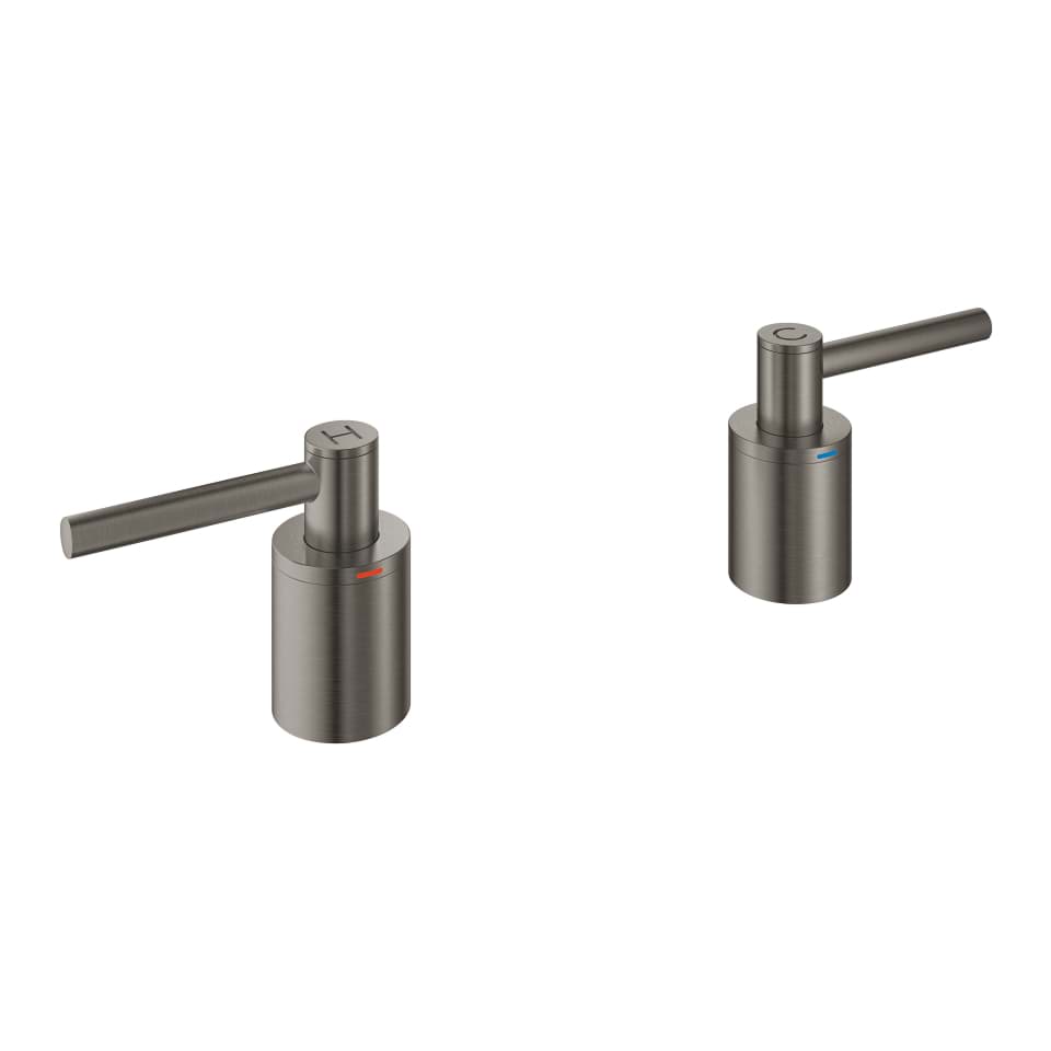 Bild von GROHE Atrio Hebelgriffe #18034AL3 - hard graphite gebürstet