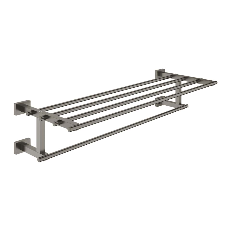 Picture of GROHE Essentials Cube Multi-towel rack brushed hard graphite #40512AL1