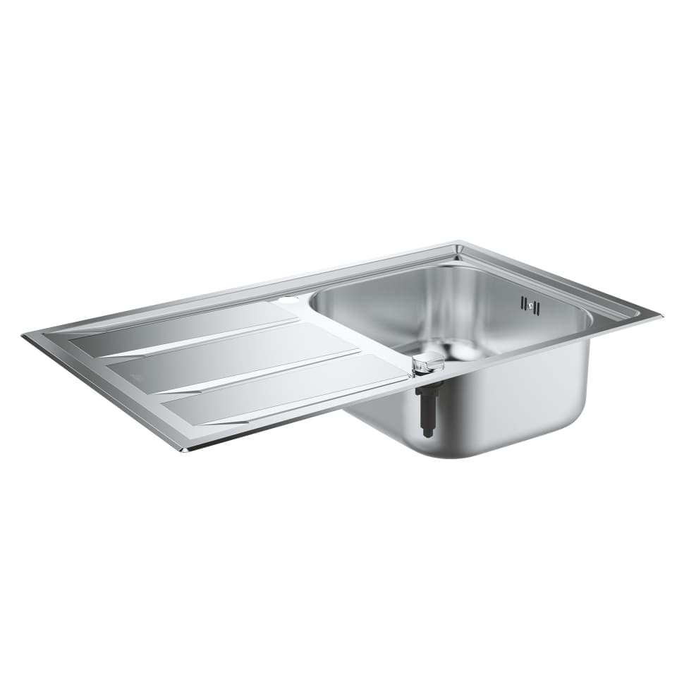Bild von GROHE K400+ Edelstahlspüle mit Abtropffläche #31568SD0 - edelstahl
