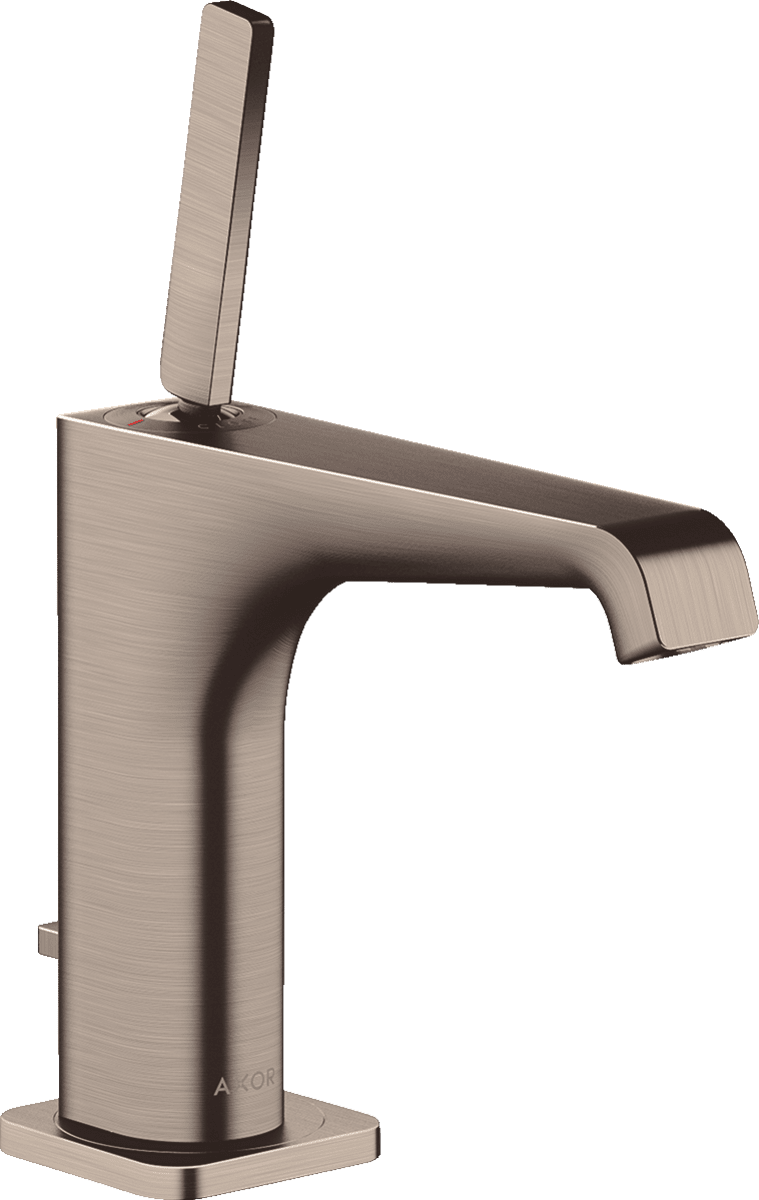 Bild von HANSGROHE AXOR Citterio E Einhebel-Waschtischmischer 130 mit Pingriff und Zugstangen-Ablaufgarnitur #36100820 - Brushed Nickel