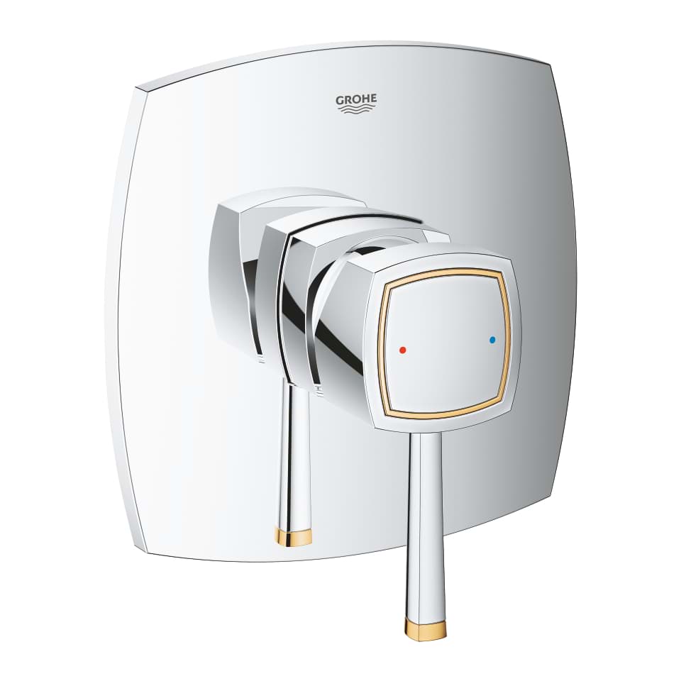 Bild von GROHE Grandera Einhand-Brausebatterie #24067IG0 - chrom/gold