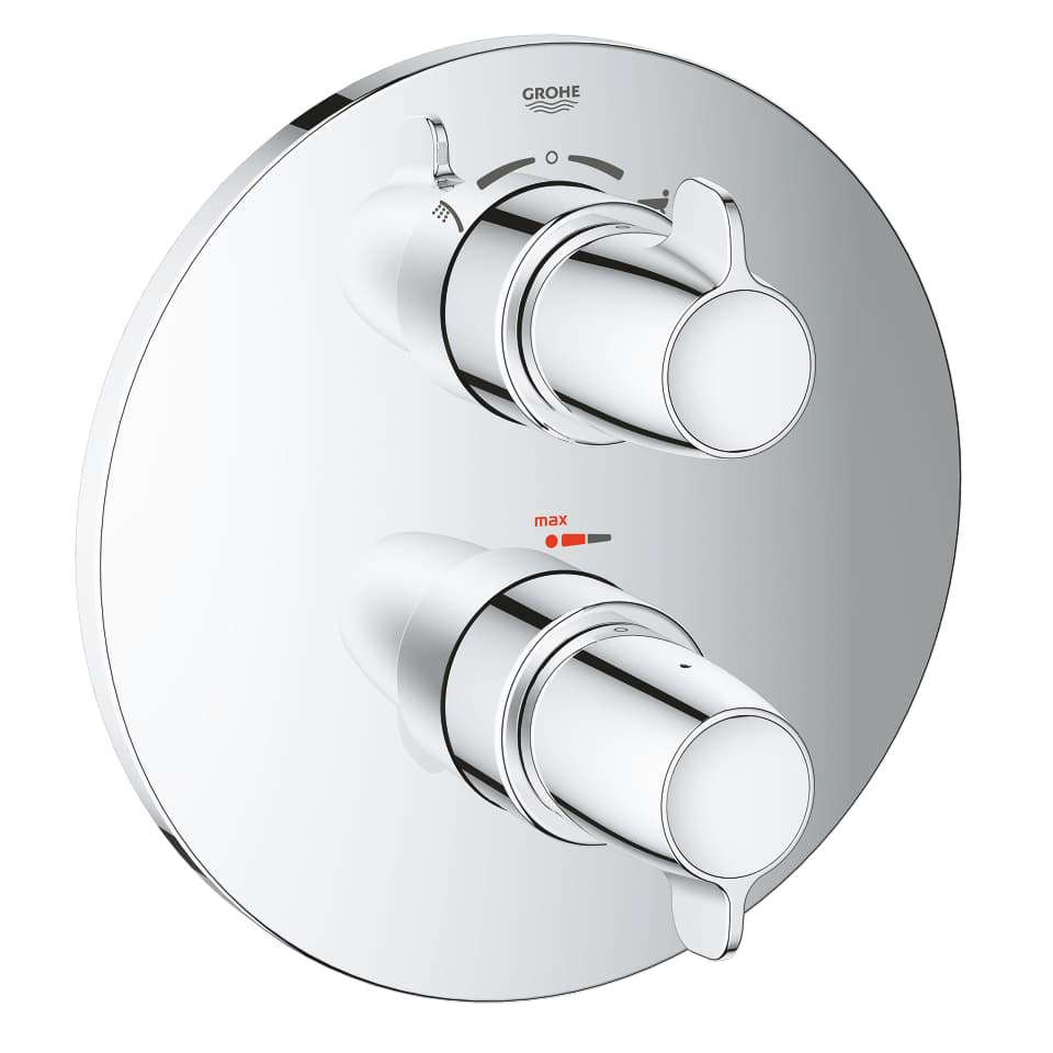 Picture of GROHE Grohtherm Special Thermostatic bath/shower mixer trim Chrome #29095000