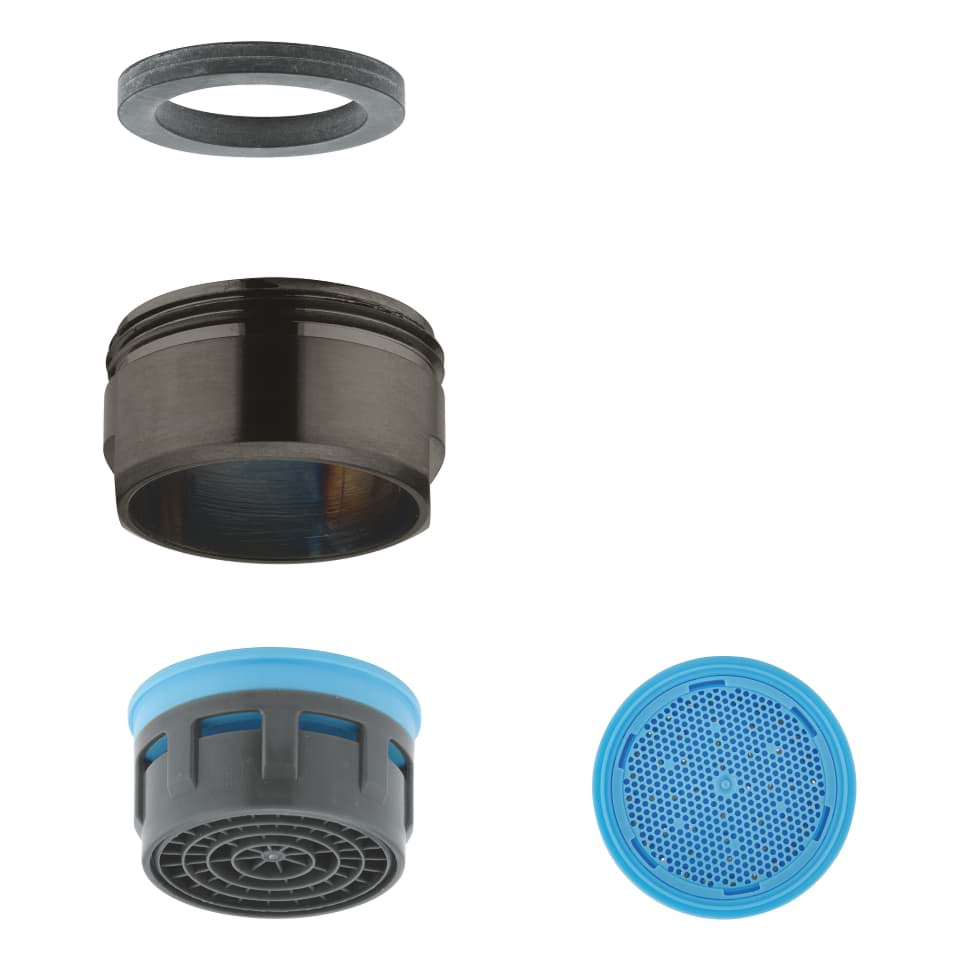 Bild von GROHE Mousseur #13929AL0 - hard graphite gebürstet
