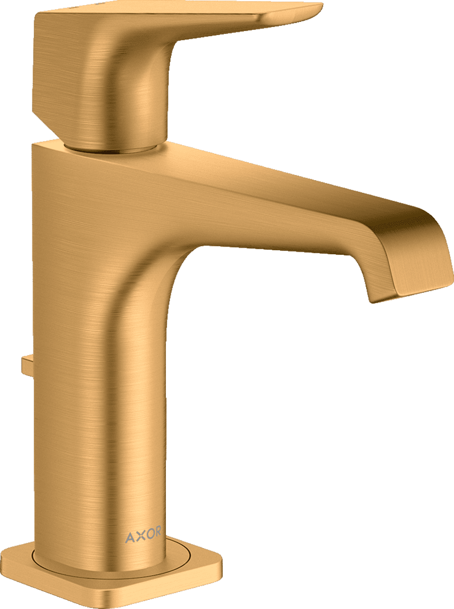 Obrázek HANSGROHE Jednopáková umyvadlová baterie AXOR Citterio E 130 s pákovým ramínkem a výsuvným odpadem #36110250 - Brushed Gold Optic