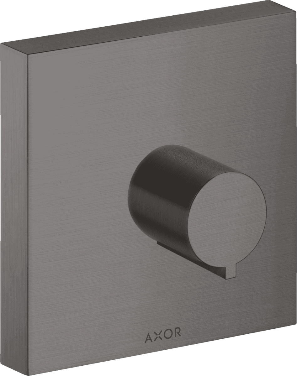 Bild von HANSGROHE AXOR ShowerSolutions Absperrventil 120/120 Unterputz eckig #10972340 - Brushed Black Chrome