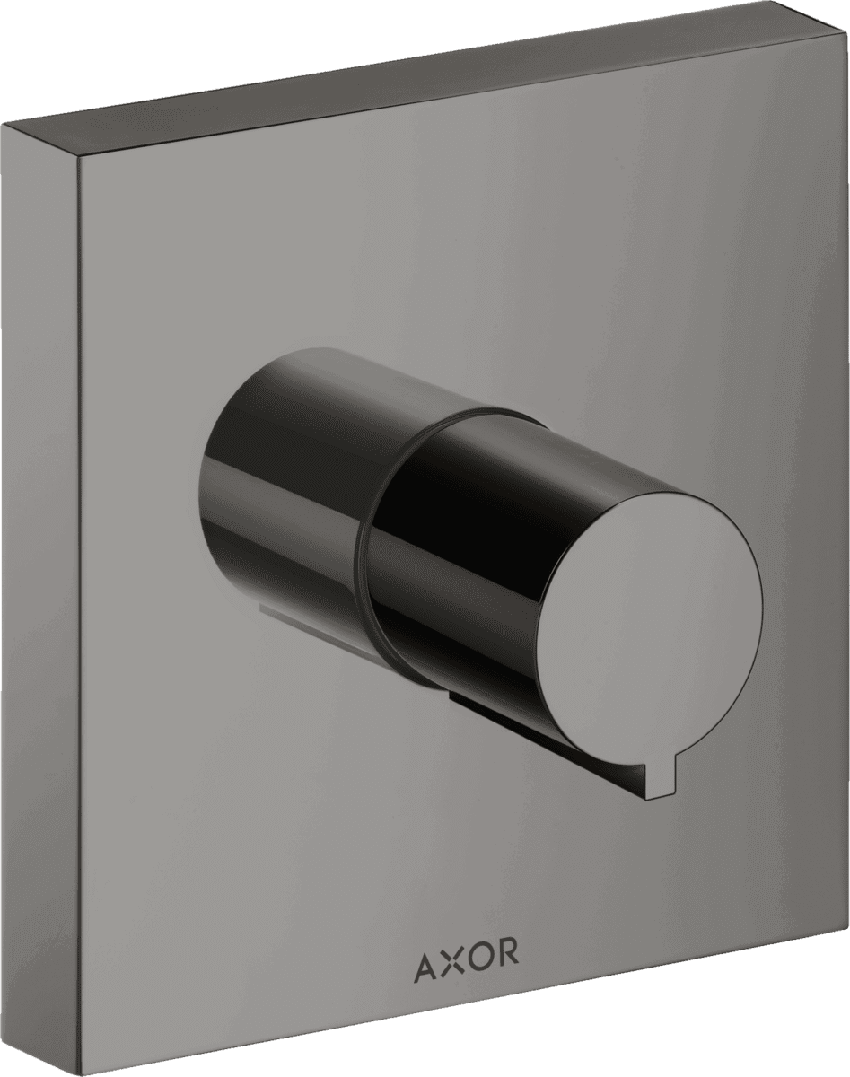 Bild von HANSGROHE AXOR ShowerSolutions Absperrventil 120/120 Unterputz eckig #10972330 - Polished Black Chrome