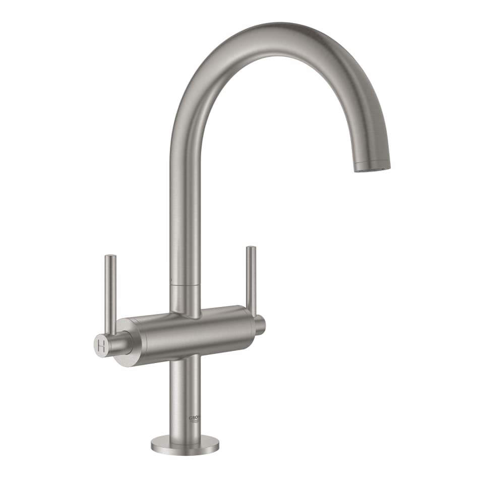 Bild von GROHE Atrio Waschtisch-Einlochbatterie, 1/2″ L-Size #21022DC3 - supersteel