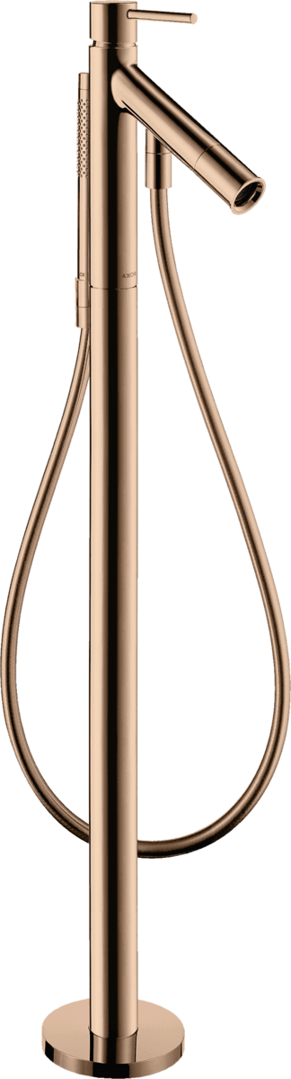 Bild von HANSGROHE AXOR Starck Einhebel-Wannenmischer bodenstehend mit Pingriff #10456300 - Polished Red Gold