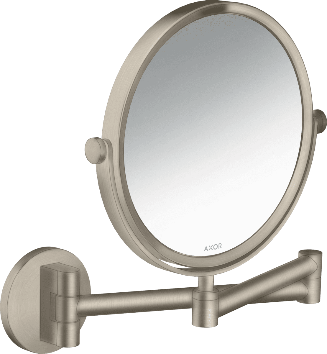 Bild von HANSGROHE AXOR Universal Circular Rasierspiegel #42849820 - Brushed Nickel