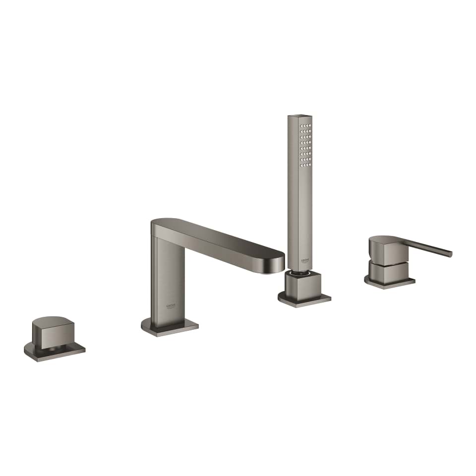 Bild von GROHE Plus 4-Loch-Einhand-Wannenkombination #29307AL3 - hard graphite gebürstet