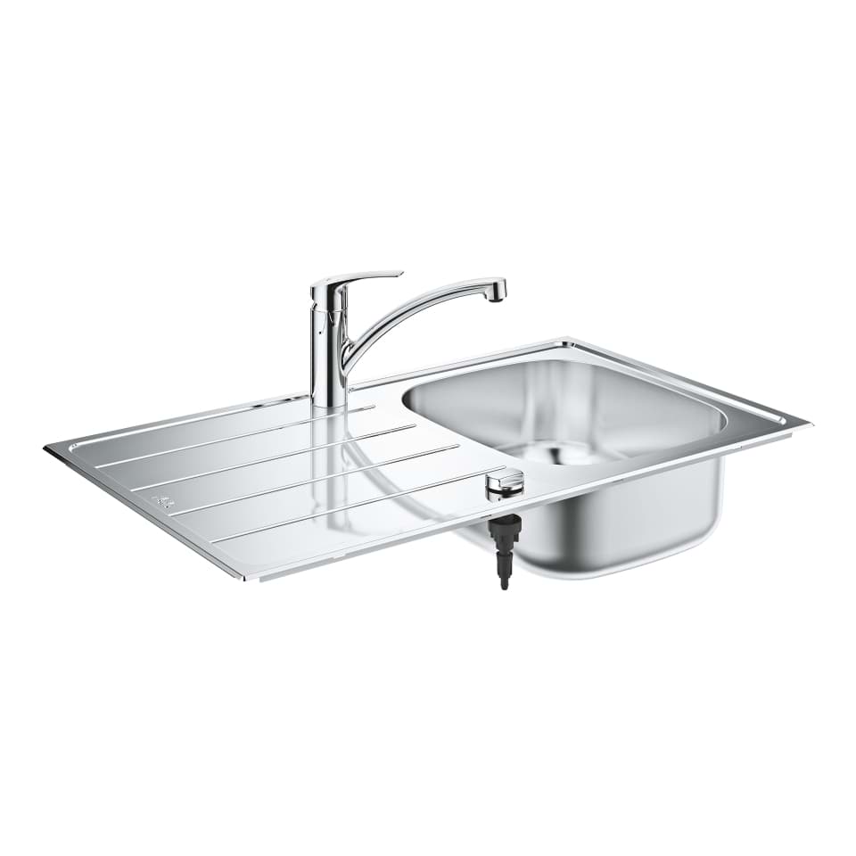 Bild von GROHE Eurosmart Set aus Spüle und Küchenarmatur #31565SD1 - edelstahl