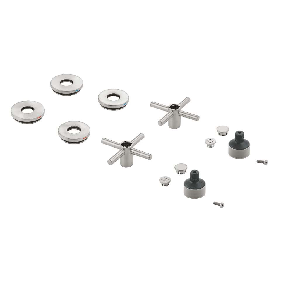 Bild von GROHE Atrio Griffpaar #48406DC0 - supersteel