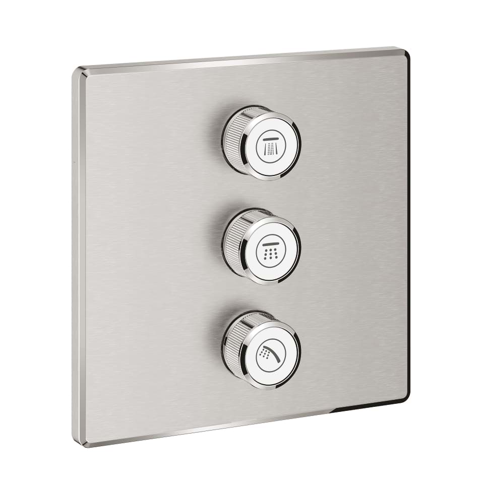 Bild von GROHE Grohtherm SmartControl 3-fach Unterputzventil #29127DC0 - supersteel