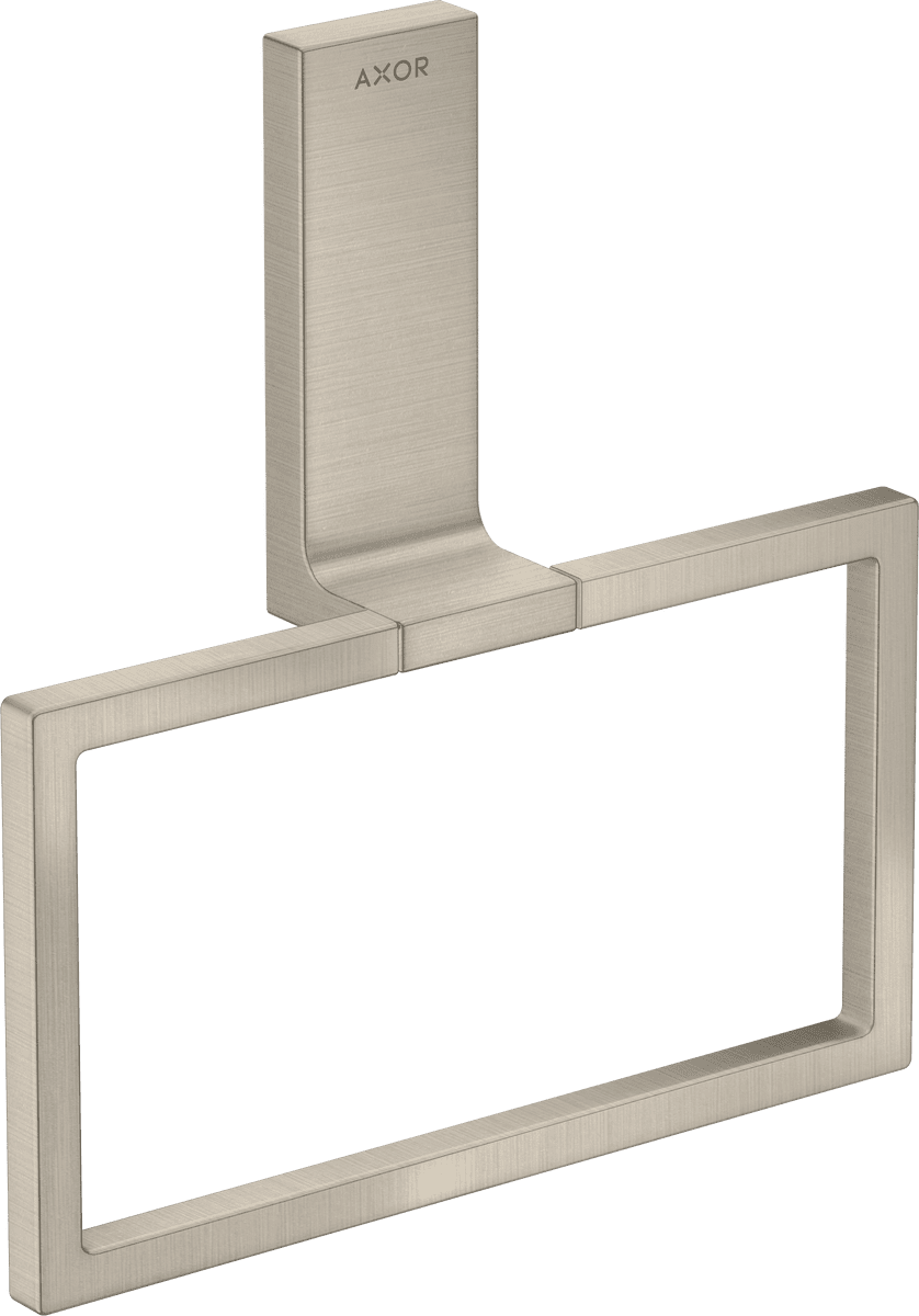 Picture of HANSGROHE AXOR Universal Rectangular Towel ring #42623820 - Brushed Nickel