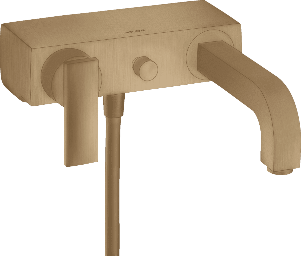 Bild von HANSGROHE AXOR Citterio Einhebel-Wannenmischer Aufputz mit Hebelgriff #39400140 - Brushed Bronze