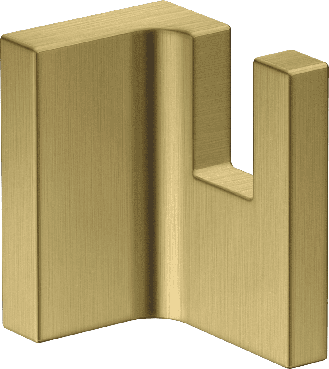 Picture of HANSGROHE AXOR Universal Rectangular Towel hook #42611950 - Brushed Brass
