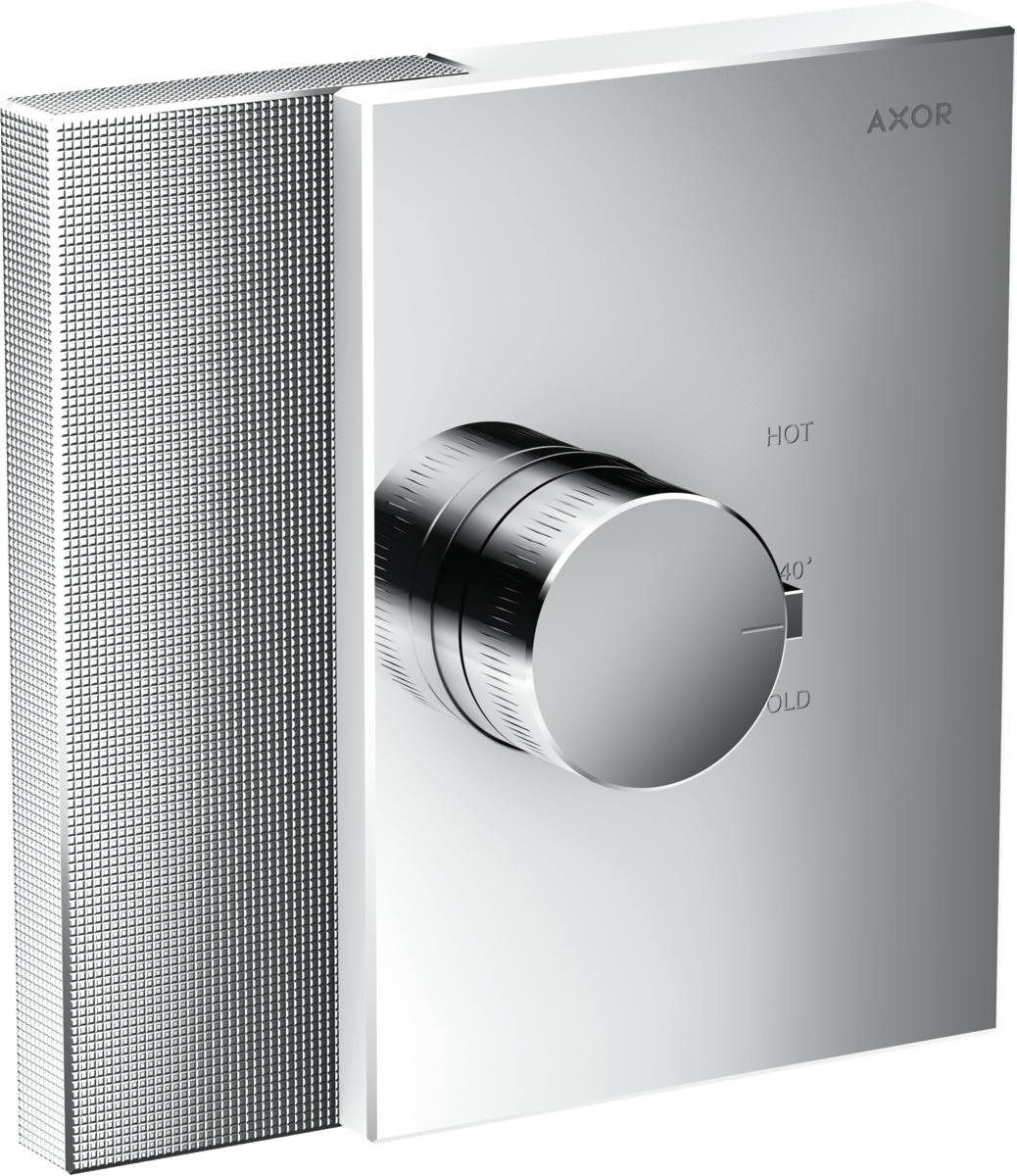 Bild von HANSGROHE AXOR Edge Thermostat HighFlow Unterputz - Diamantschliff #46741000 - Chrom