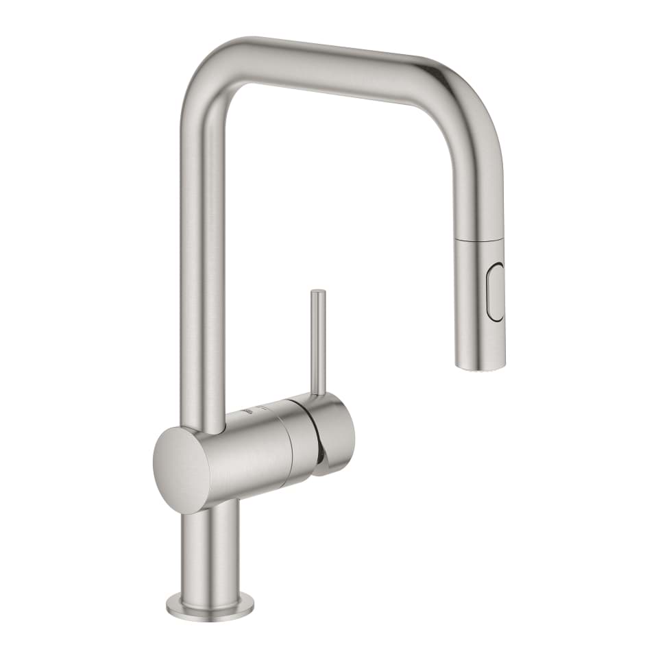 Bild von GROHE Minta Einhand-Spültischbatterie, 1/2″ #32322DC2 - supersteel