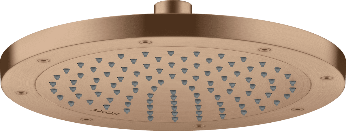Bild von HANSGROHE AXOR ShowerSolutions Kopfbrause 245 1jet EcoSmart+ #35389310 - Brushed Red Gold