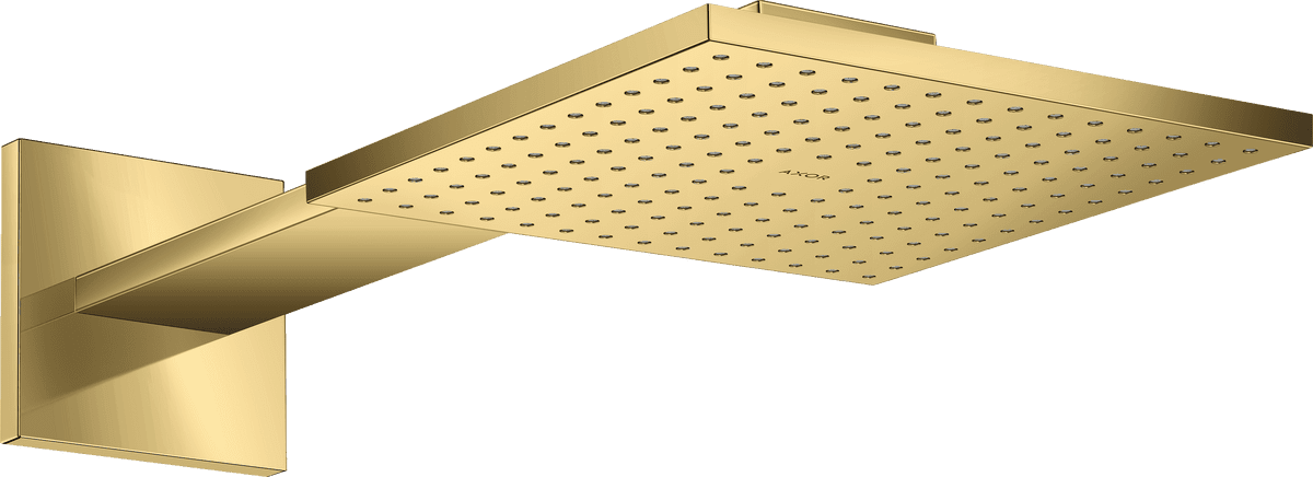 Bild von HANSGROHE AXOR ShowerSolutions Kopfbrause 250/250 1jet mit Brausearm #35306990 - Polished Gold Optic