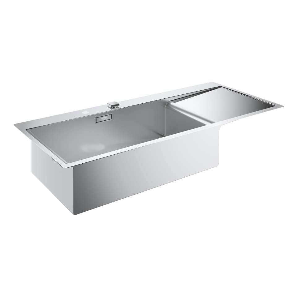 Bild von GROHE K1000 Edelstahlspüle mit Abtropffläche #31581SD0 - edelstahl