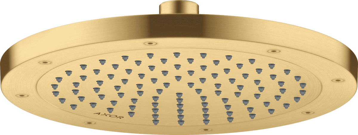 Bild von HANSGROHE AXOR ShowerSolutions Kopfbrause 245 1jet EcoSmart+ #35389250 - Brushed Gold Optic