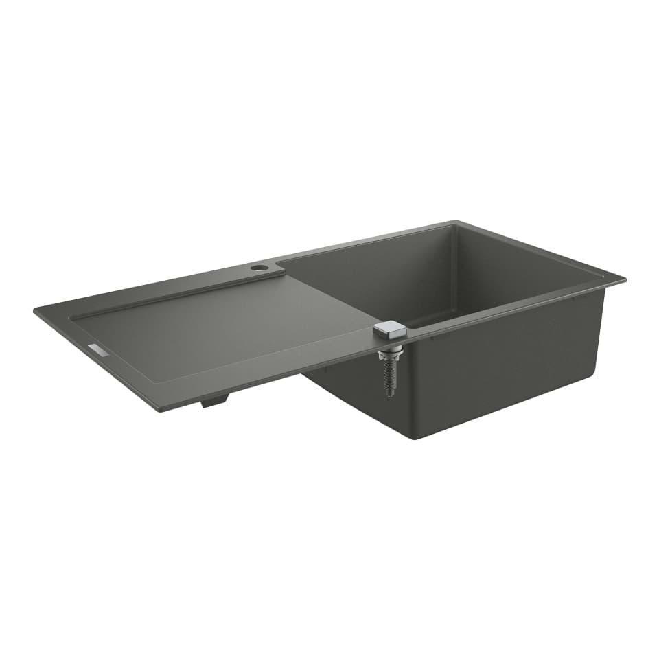 Bild von GROHE K500 Kompositspüle mit Abtropffläche #31645AT0 - granit grau