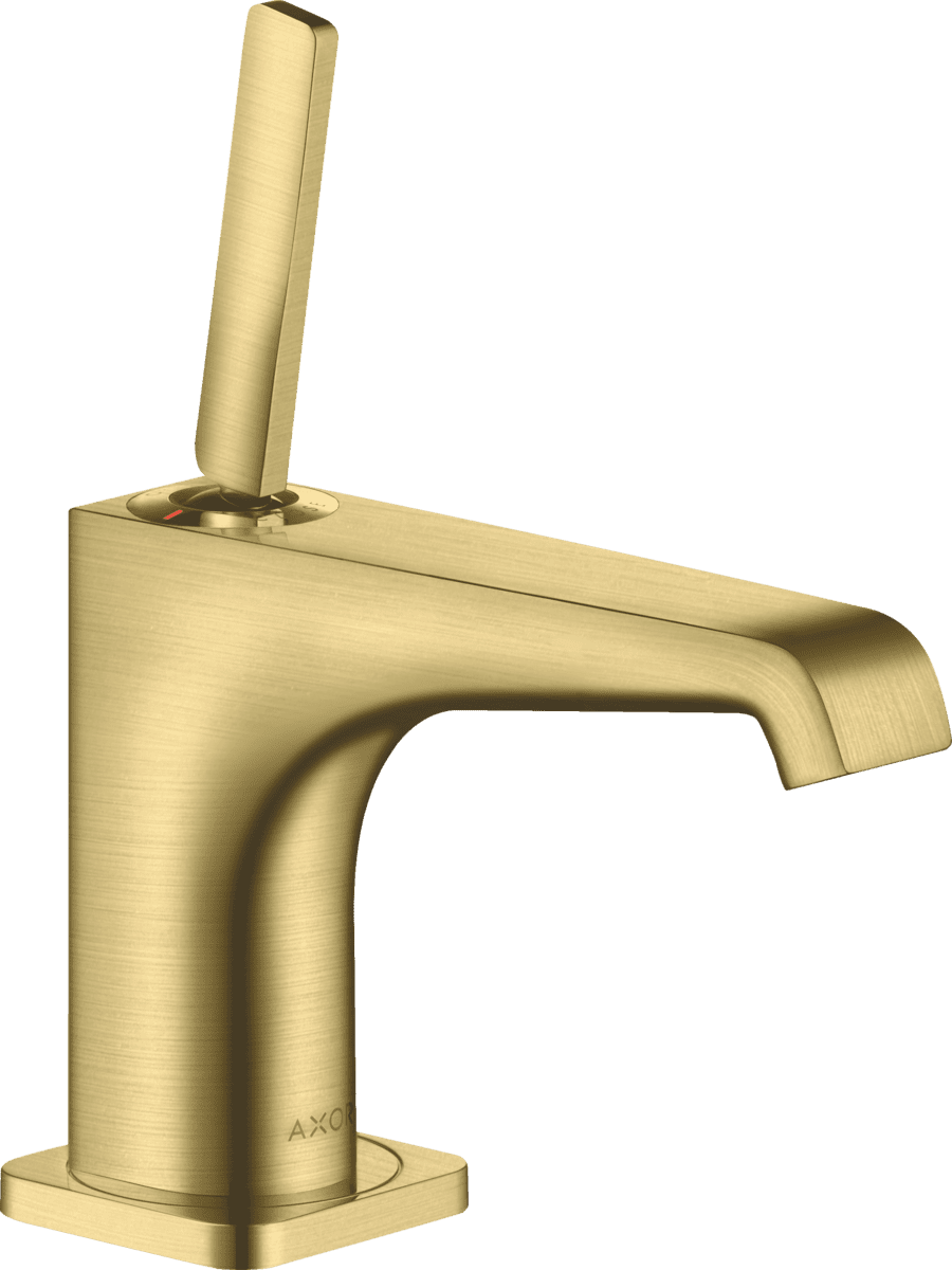 Bild von HANSGROHE AXOR Citterio E Einhebel-Waschtischmischer 90 mit Pingriff für Handwaschbecken mit Ablaufgarnitur #36102950 - Brushed Brass