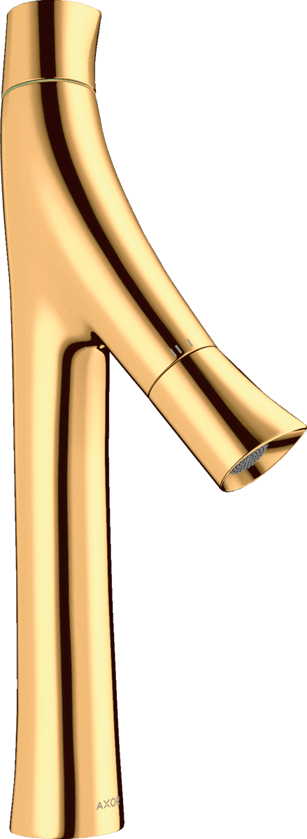 Bild von HANSGROHE AXOR Starck Organic 2-Griff Waschtischmischer 170 für Aufsatzwaschtische mit Ablaufgarnitur #12012990 - Polished Gold Optic
