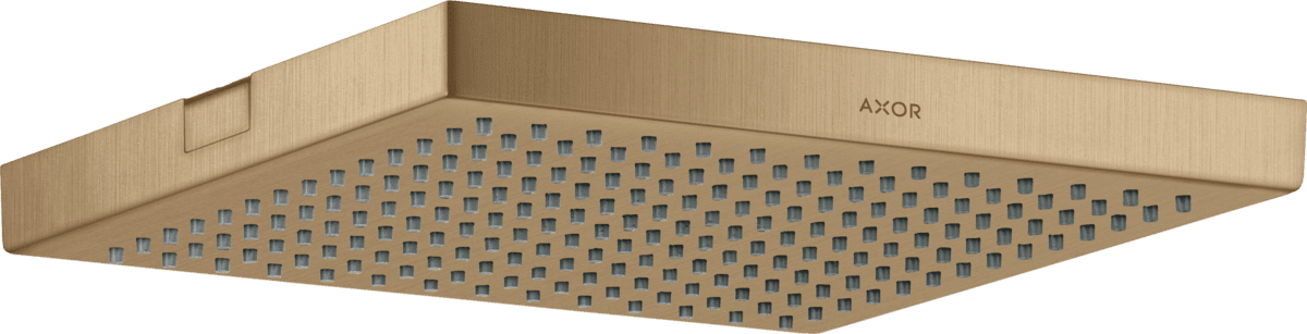 Obrázek HANSGROHE Sprchová hlavice AXOR ShowerSolutions 240/240 s 1 proudem integrovaná do stropu #10924140 - kartáčovaný bronz