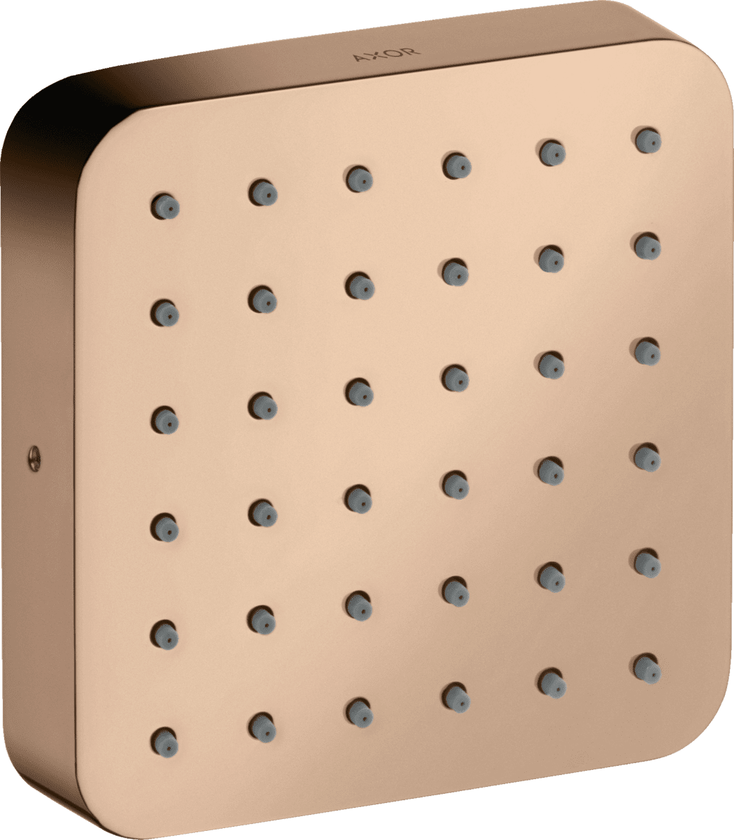 Picture of HANSGROHE AXOR Citterio E Shower module 120/120 for concealed installation softsquare #36822300 - Polished Red Gold
