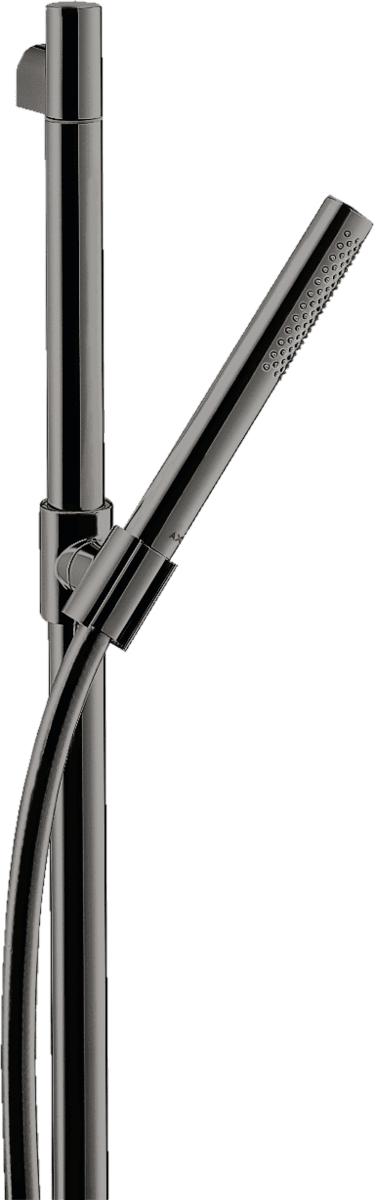 Bild von HANSGROHE AXOR Starck Brauseset 0,90 m mit Stabhandbrause 1jet EcoSmart #27983330 - Polished Black Chrome