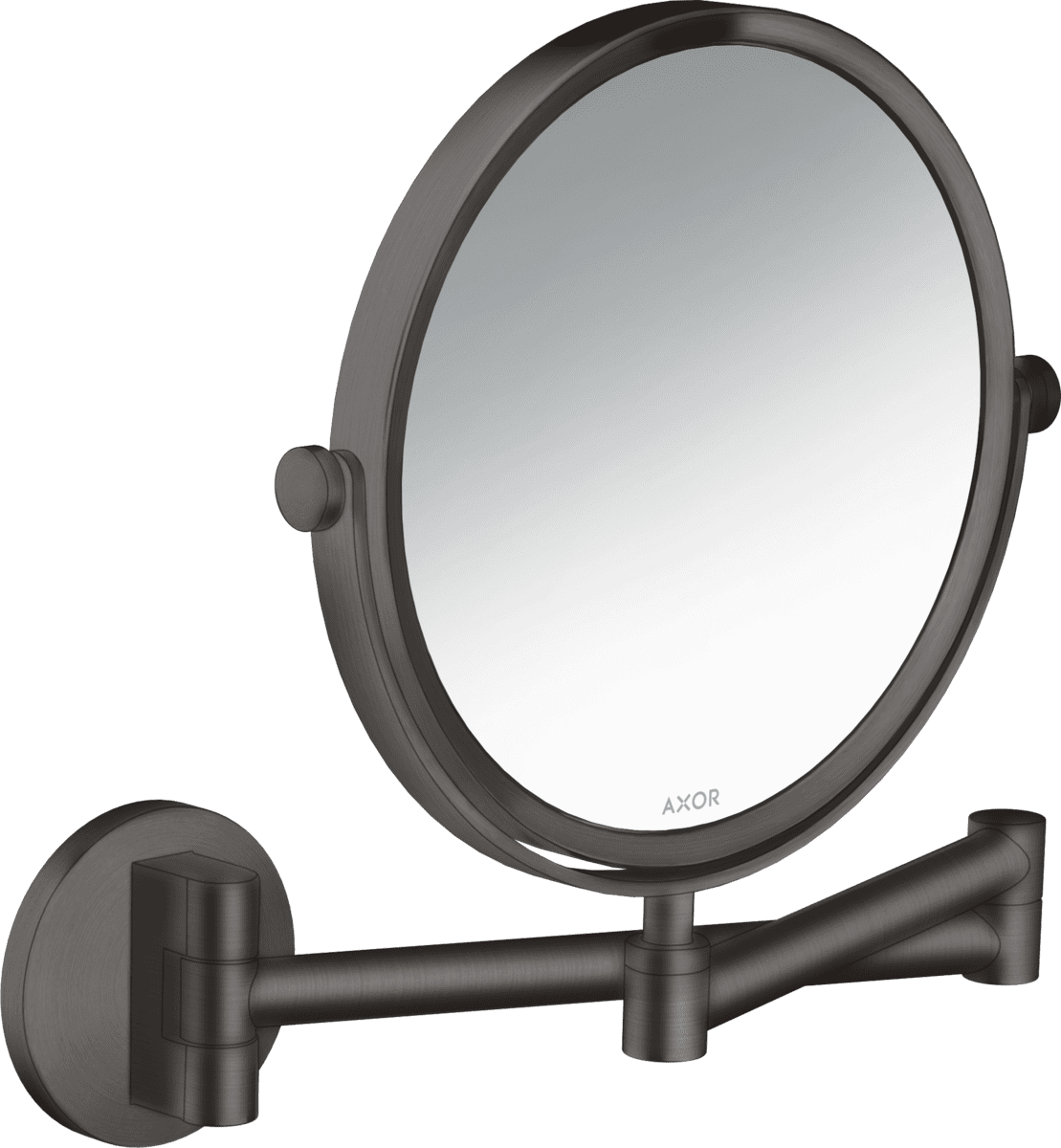 Bild von HANSGROHE AXOR Universal Circular Rasierspiegel #42849340 - Brushed Black Chrome