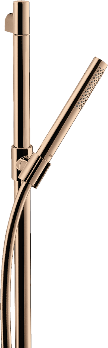 Bild von HANSGROHE AXOR Starck Brauseset 0,90 m mit Stabhandbrause 1jet EcoSmart #27983300 - Polished Red Gold