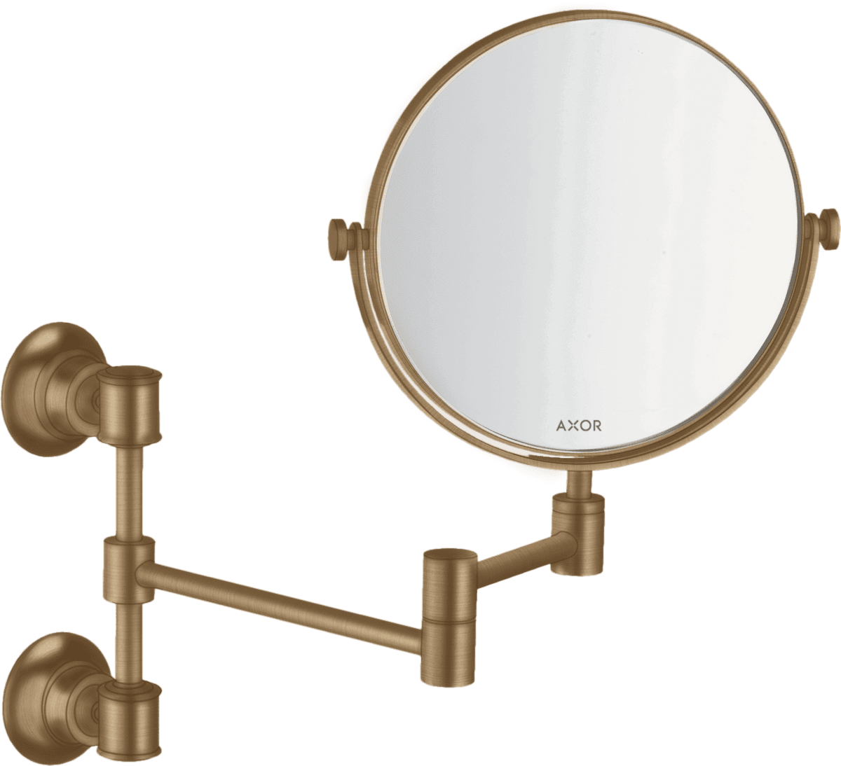 Bild von HANSGROHE AXOR Montreux Rasierspiegel #42090140 - Brushed Bronze