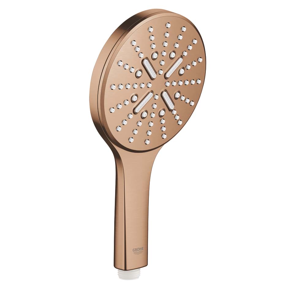 Bild von GROHE Rainshower SmartActive 130 Handbrause 3 Strahlarten #26574DL0 - warm sunset gebürstet