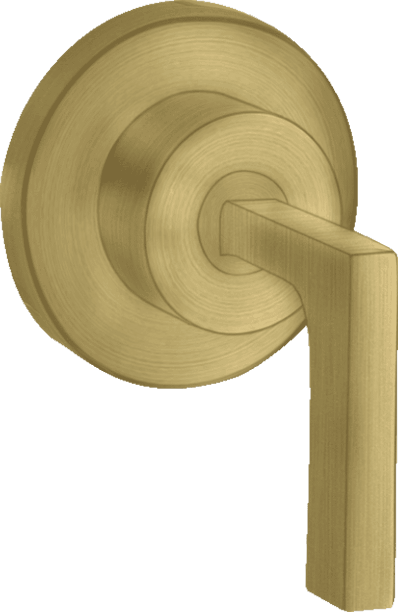 Bild von HANSGROHE AXOR Citterio Absperrventil Unterputz mit Hebelgriff #39960950 - Brushed Brass