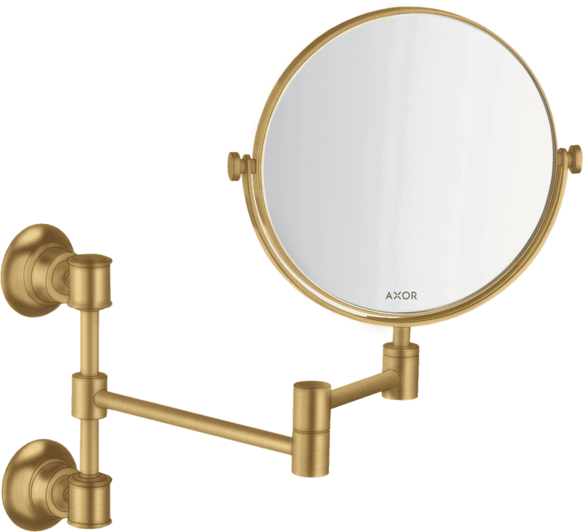 Bild von HANSGROHE AXOR Montreux Rasierspiegel #42090250 - Brushed Gold Optic
