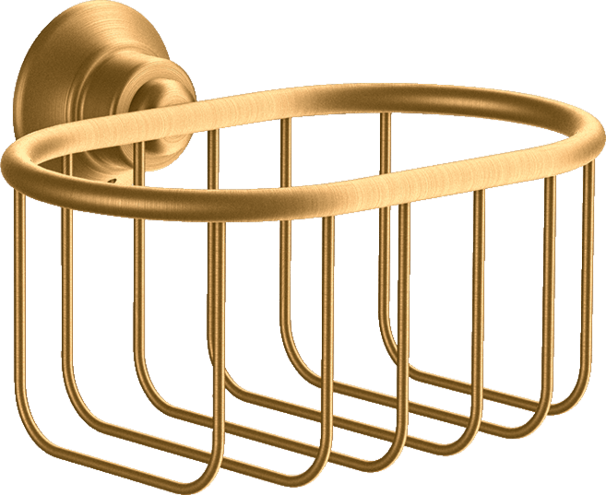 Bild von HANSGROHE AXOR Montreux Seifenkorb 160/101 #42065250 - Brushed Gold Optic