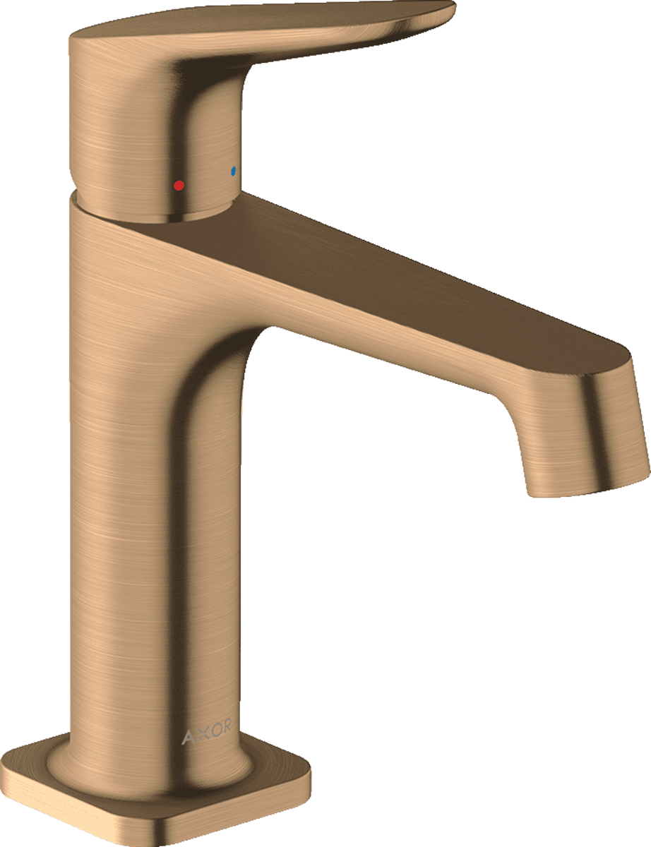 Picture of HANSGROHE AXOR Citterio M Single lever basin mixer 100 with pop-up waste set #34010140 - Brushed Bronze